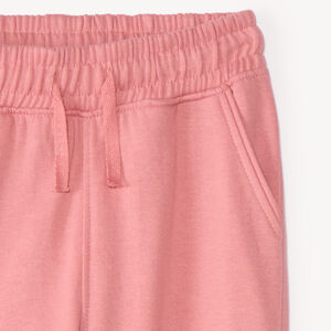 Pantalón de chándal para niña de felpa lisa 