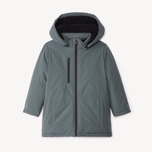 Parka rembourrée avec capuche amovible pour garçon 
