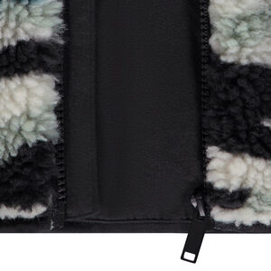 Chaqueta de sherpa con estampado de camuflaje para niño 