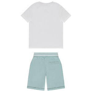 Conjunto camiseta de manga corta fantasía + bermudas para niño 