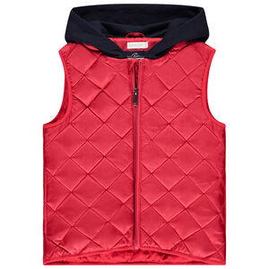 Doudoune sin mangas acolchada con capucha para niño 