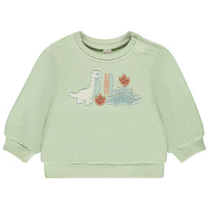 Sudadera de felpa con bordado de rizo para bebé niño 