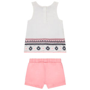 Conjunto de short y top sin mangas Minnie Disney para bebé niña 