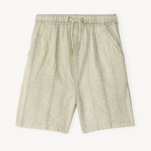 Bermudas de rayas de tela para bebé niño 
