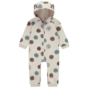 Pelele largo Tic & Tac Disney con capucha divertida para bebé niño 