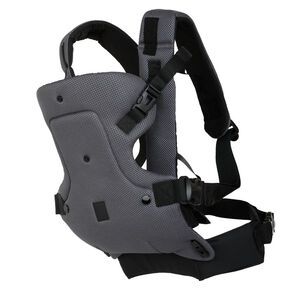 Portabebés 4 posiciones Willy gris malla 