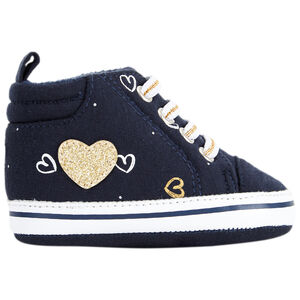 Zapatillas altas con cordones elásticos para niña bebé  Main Zapatillas altas con cordones elásticos para niña bebé
