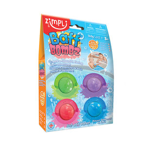 Bomba de baño Baff Bombz 4uds +3A 