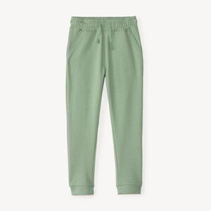 Pantalón de chándal para niña de felpa lisa 