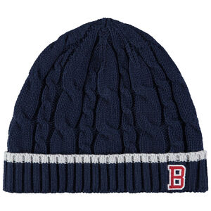 Gorro de punto trenzado con forro de punto 