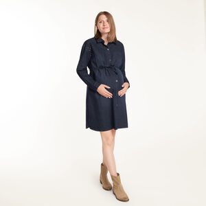 Vestido de embarazo de denim 