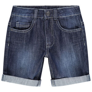 Bermudas vaqueras de efecto desgastado y arrugado Main Bermudas vaqueras de efecto desgastado y arrugado