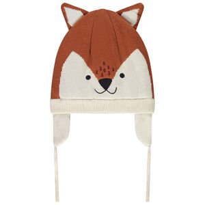 Gorro peruano de punto zorro para bebé niño 
