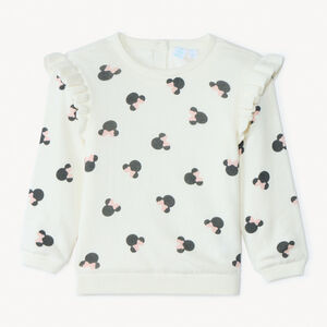 Pelele de punto con estampado de Minnie Disney para bebé niña. 