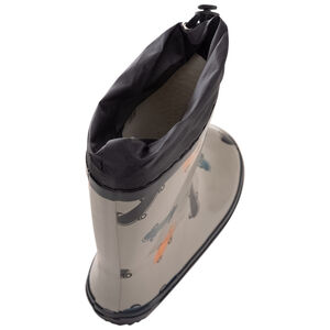 Botas de agua de caucho estampado skates para bebé niño 