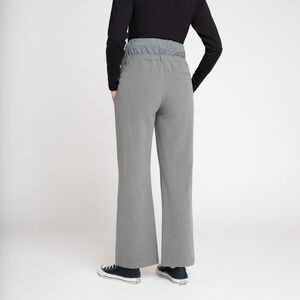 Pantalón ancho de embarazo con banda alta 