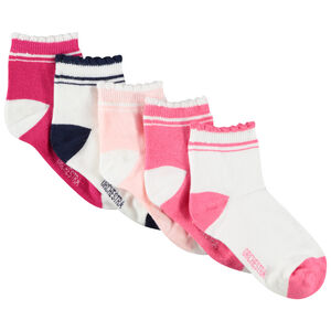 Pack de 5 pares de calcetines fantasía para niña 