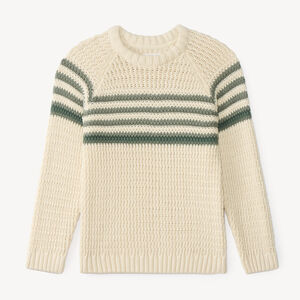 Pull tricot garçon à rayures 