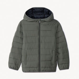 Chaqueta ligera acolchada con capucha para niño 