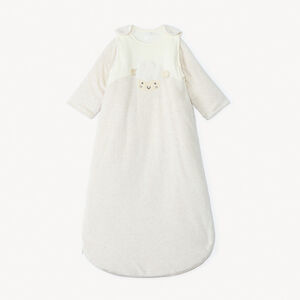 Gigoteuse en velours TOG 4 à manches amovibles et patch mouton pour bébé 