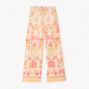 Pantalones fluidos estampados para niña 
