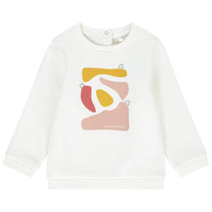 Sweat fantaisie en molleton pour bébé fille Main Sweat fantaisie en molleton pour bébé fille