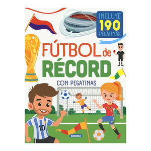 Libro con pegatinas Fútbol +7 años 