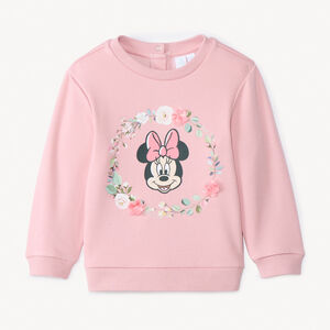 Sweat molleton Minnie Disney à fleurs 3D pour bébé fille  Main Sweat molleton Minnie Disney à fleurs 3D pour bébé fille