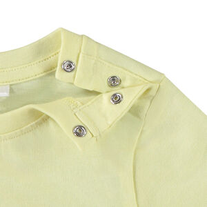 Camiseta de manga corta con solapa 3D divertida para bebé niño 