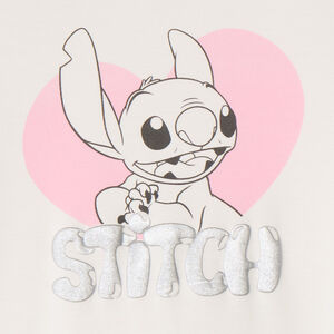Sudadera de felpa para niña con estampado de Stitch de Disney 