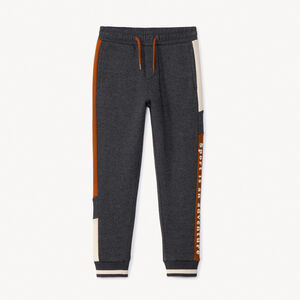 Jogging molleton effet color block pour garçon  Main Jogging molleton effet color block pour garçon