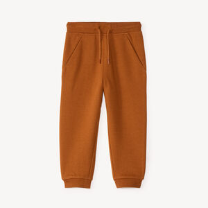Pantalón de chándal de felpa lisa para bebé niño 