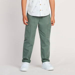 Pantalón efecto canalé con bolsillos para niño  Main Pantalón efecto canalé con bolsillos para niño