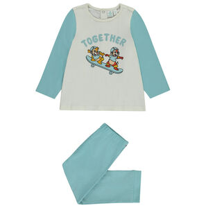Pijama de 2 piezas Chip y Chop Disney para bebé niño con pantalones diferentes según la edad 