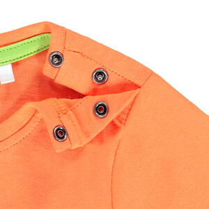 Camiseta de manga corta con estampado de animales para bebé niño 