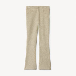 Legging évasé effet côtelé uni pour fille  Main Legging évasé effet côtelé uni pour fille