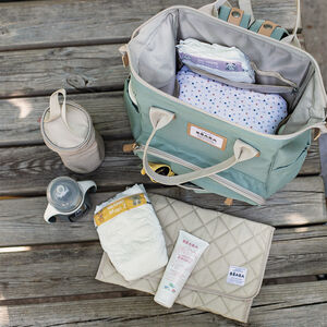 Bolso cambiador Wellington verde salvia 