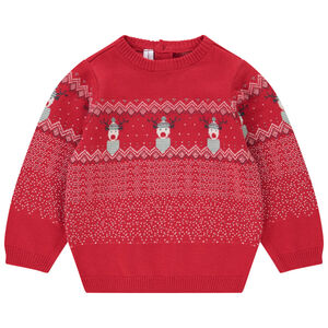 Jersey de terciopelo con motivo de reina de Navidad para bebé niño  Main Jersey de terciopelo con motivo de reina de Navidad para bebé niño