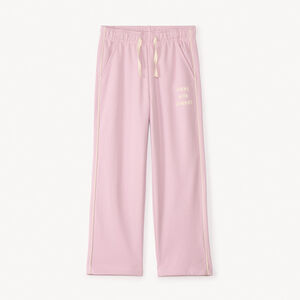 Pantalón jogger de felpa con estampado para niña. 