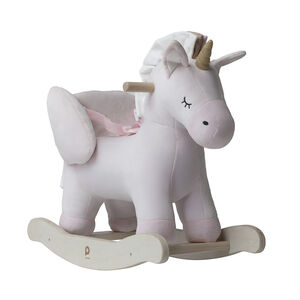 Licorne à bascule rose clair  Main Licorne à bascule rose clair