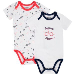 Lot de 2 bodies manches courtes Harry Potter pour bébé garçon Main Lot de 2 bodies manches courtes Harry Potter pour bébé garçon