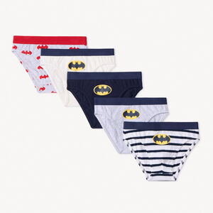Pack de 5 slips Batman Warner para niño 