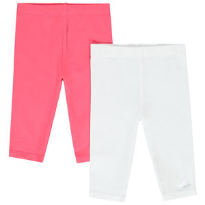 Pack de 2 corsarios lisos con logo estampado 