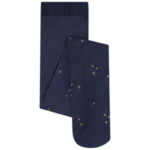 Medias finas estampadas con estrellas para niña 