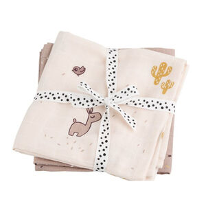 Lange Tétra Gots 120x120 cm - Lalee Rose 2 pièces 