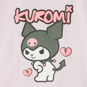 Camiseta de manga corta Kuromi Hello Kitty niña 
