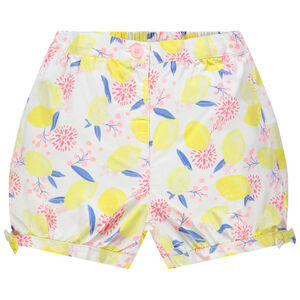 Short corto con estampado de limones all-over 
