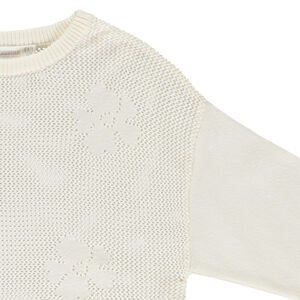 Jersey de manga larga con estampado de flores para niña 