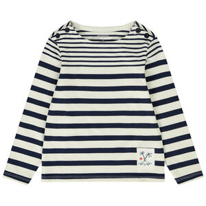 Marinera de manga larga con parche de palmeras para niño 