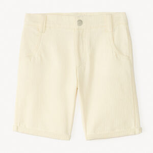 Bermudas de tela texturizada con efecto rayado para niño 